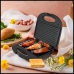 Sanduicheira Grill 2 Em 1 Kian Preta El&eacute;trica 750w Cor Preto,Seu Mixto Quente Ultra R&aacute;pido, e Outros Petiscos