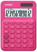 Calculadora Casio MS-20UC-RD (12 Digitos) - Fucsia