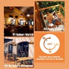 Aquecedor Infravermelho Pamapic PH-SLBG 1500W 110V (para Fixar Na Parede)