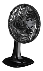 Ventilador De Mesa Oscilante 40 cm 6 P&aacute;s Turbo Preto Ventisol