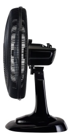 Ventilador De Mesa Ventisol Turbo 50cm Com 6 Pás Oscilante Preto