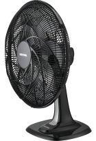 Ventilador De Mesa Ventisol Turbo 50cm Com 6 Pás Oscilante Preto