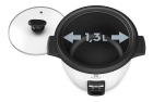 Panela de Arroz El&eacute;trica Electrolux 1,3L Efficient RCB50 Frequ&ecirc;ncia 60 Hz Branca