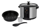 Panela El&eacute;trica Electrolux Vapor Arroz 1,8L 10 x&iacute;caras 4 fun&ccedil;&otilde;es pr&eacute;-programadas Timer Panela Antiaderente Tampa Vidro ECC20 inox por Rita Lobo