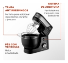 Batedeira Planet&aacute;ria, Mondial, 700W - BP-01P-B