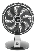 Ventilador de mesa e parede Philco PVT490 turbo com 8 p&aacute;s preto estrutura preto, 40cm de di&acirc;metro