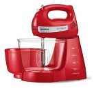 Batedeira com pedestal Mondial Premium Bella Massa Inox 500W B-29-NP vermelha 220 V