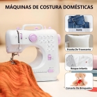 Mini máquina de costura reta Lanmax portátil - branco