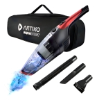Aspirador de p&oacute; &aacute;gua e objetos sem fio port&aacute;til Artiko Aquadust turbo potente lithium