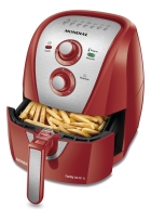 Fritadeira Sem &Oacute;leo Air Fryer 4L AFN-40-RI Mondial Vermelho/Inox 1500W