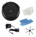 Rob&ocirc; aspirador Robot W90 varre aspira e passa pano 30w Wap cor preto