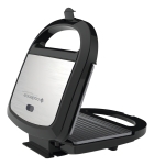 Sanduicheira Elétrica Cadence Toast & Grill Prime Inox Cor Inox/Preto