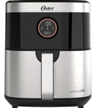 Fritadeira Air Fryer Sem &Oacute;leo Ofrt660 Preta/inox Oster 4,8l Cor Preto