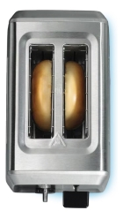 Torradeira Inox Elétrica Premium 230ºC 850w 2 Fatias Largura Ampla 7 Torras Ajuste Tipo De Pão - Hamilton Beach