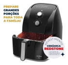 Air Fryer Brit&acirc;nia 5,5l Antiaderente Redstone 1500w BFR50 Cor Preto