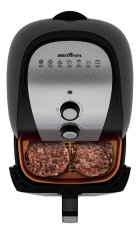 Air Fryer BFR51 5,5L Antiaderente Gold Com Controle de Temperatura e Pot&ecirc;ncia de 1500W Cor Preto Brit&acirc;nia