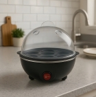 Cozedor Ovos A Vapor Egg Ovos Perfeitos Rapidamente Portátil Cor Preto