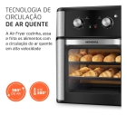 Fritadeira Air Fryer Forno Oven 12l Mondial Afon-12l-ab Preto