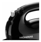 Batedeira com pedestal Mondial Premium Due Cake Inox B-04 NP preta 220 V