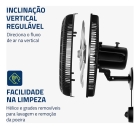 Ventilador de Parede 40cm Super Turbo 8 P&aacute;s Mondial 140W - VTX-40P-8P